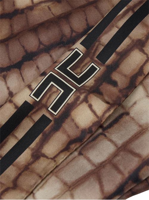 Foulard in seta con stampa Elisabetta Franchi | FO20L61E2644